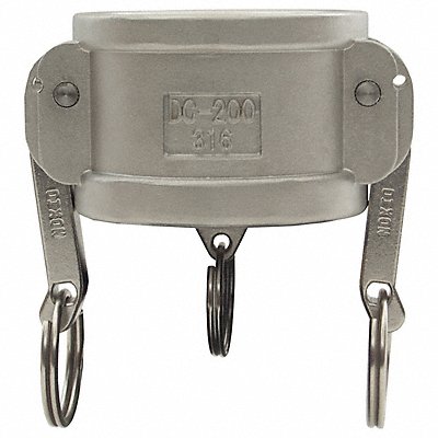 DIXON VALVE  COUPLING G200DCSS Cam and Groove Dust Cap SS 2