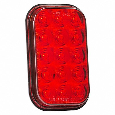 GROTE G4502 Stop/Turn/TailLight Square Red 3-13/32 L