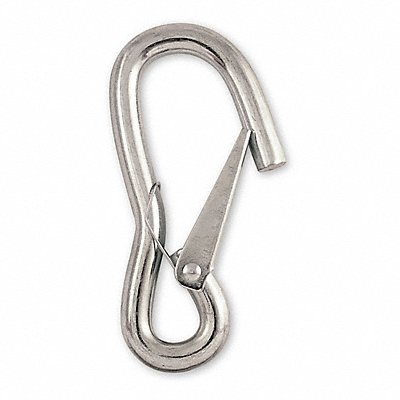 LUCKY LINE PRODUCTS 4FCN5 Eyelet Spring Snap L 4 In