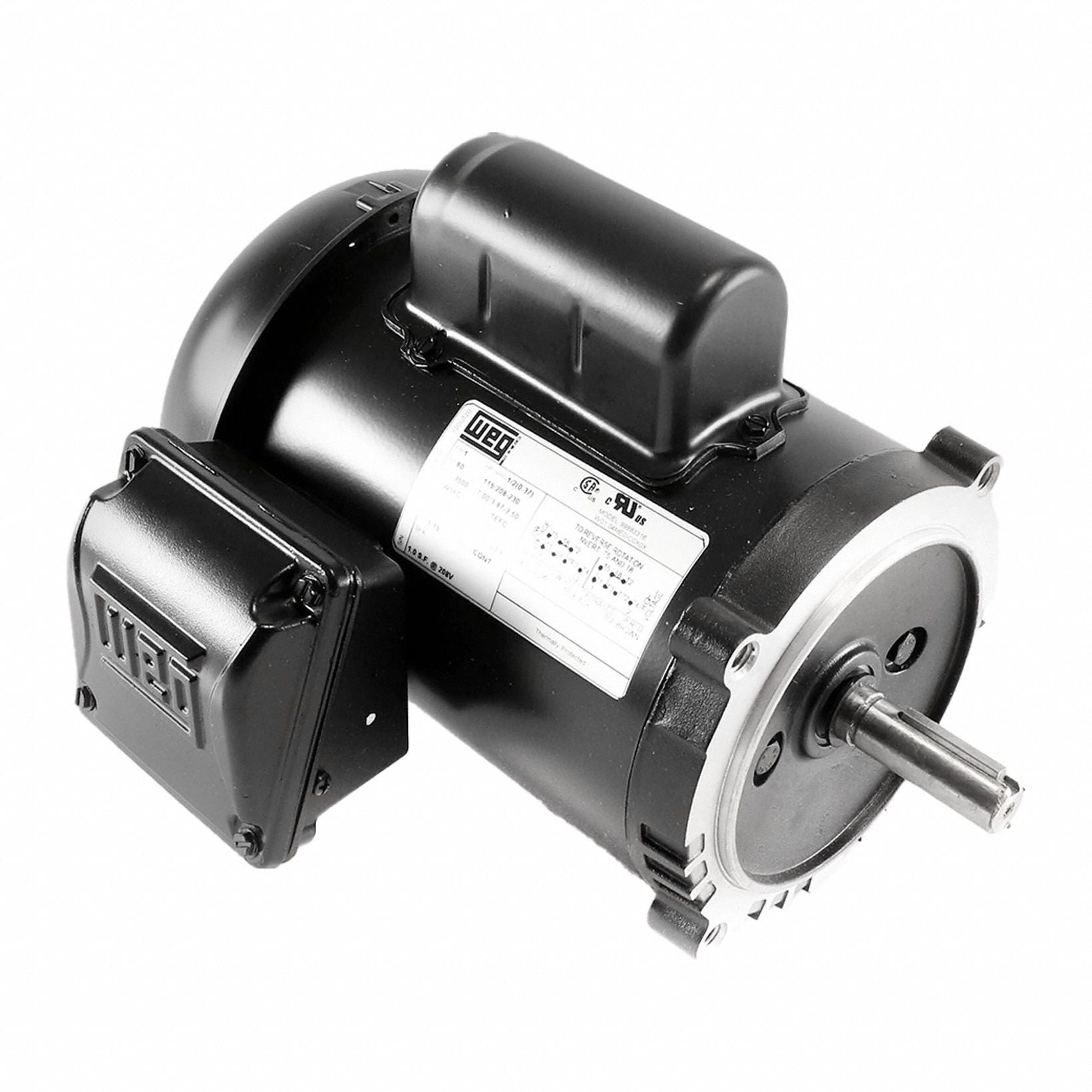 GRUNDFOS 99883316 1/2hp 115/230v1ph 56C Motor