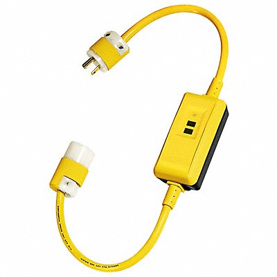 HUBBELL WIRING DEVICE-KELLEMS GFPST3C20M Self Test Portable GFCI