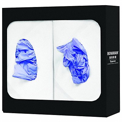 BOWMAN DISPENSERS GL0280420 Glove Dispenser Metal Black Double