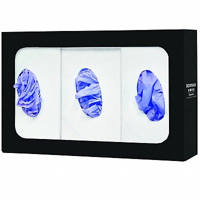 BOWMAN DISPENSERS GL0380420 Glove Dispenser Metal Black Triple