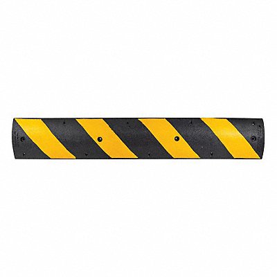 GRAINGER GNRS2611YB Speed Bump Black/Yellow 2-1/4 H
