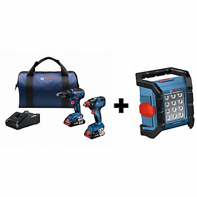 BOSCH GXL18V233B25GLI18V1200CN Cordless Tool Combination Kit 18V