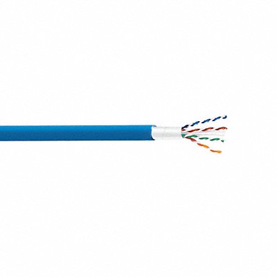 GENSPEED 7143801 LAN Cable White 0.3 in Cable Dia.