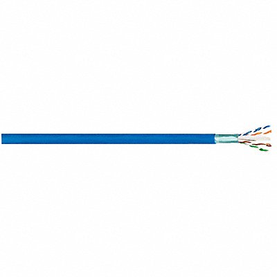 GENSPEED 6131785 LAN Cable Blue 0.3 in Cable Dia.