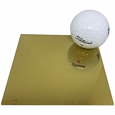 GRAINGER T22PrestigeGoldMirror20Gx48x120 SS Sheet Rectangle 48 in Overall W