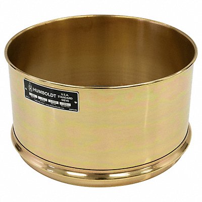 GRAINGER 5JCK2 Wet Washing Sieve 12 In No 200 6 In Deep
