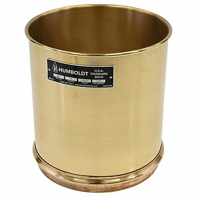 HUMBOLDT 5JCL0 Wet Washing Sieve 8 In No 200 8 In Deep
