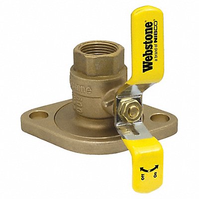 WEBSTONE 41403 Manual 2-Way Ball Valve IPS Brass