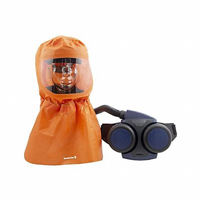SUNDSTROM SAFETY SR500SR602 Protective Hood Black/Blue/Orange