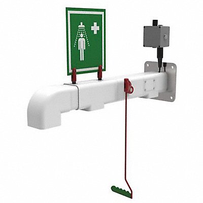HUGHES SAFETY H2GS1H Drench Shower Freeze Protected Wall 120V