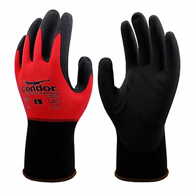 CONDOR 824VG4 Coated Gloves Nylon Nitrile L PR