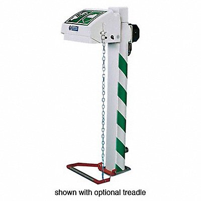 HUGHES SAFETY H45GP1H Eye/Face Wash Station Pedestal 48 in H