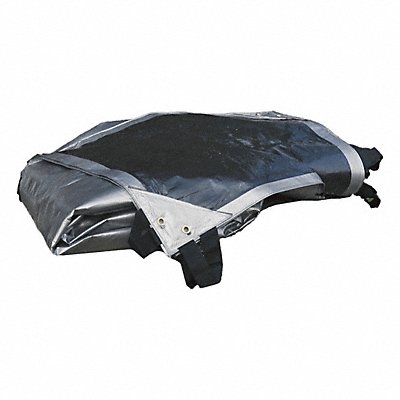 GRAINGER 63348 Tarp Black Silver 48.33 ft L 34.15 ft W