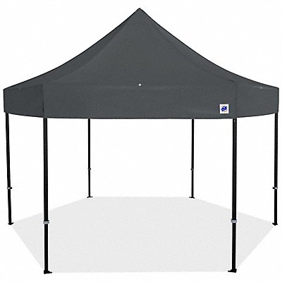 E-Z UP HB3ALU15KFBKTSG Shelter Grey 15 ft W 15 ft L