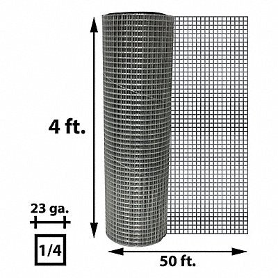 GRAINGER HC44850 Hardware Cloth Galvanized Steel