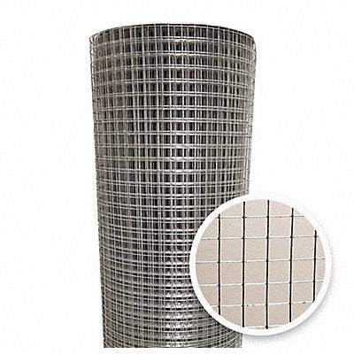 GRAINGER HC824100 Hardware Cloth Galvanized Steel