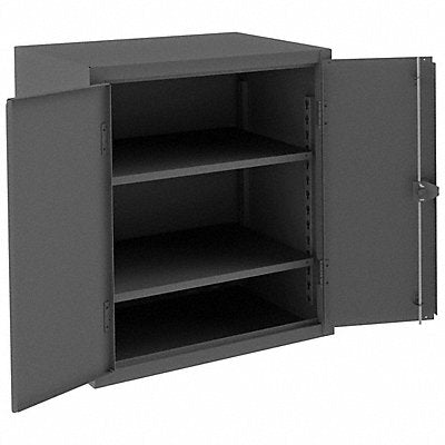 DURHAM MFG HDC2436422S95 Storage Cabinet 42 x36 x24 Grey 2Shlv