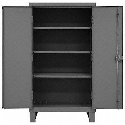 DURHAM MFG HDC2436663S95 Storage Cabinet 66 x36 x24 Grey 3Shlv