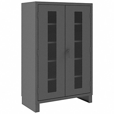 DURHAM MFG HDCC2448784S95 Storage Cabinet 78 x48 x24 Grey 4Shlv