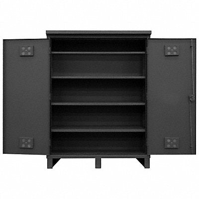 DURHAM MFG HDCO2460784S95 Storage Cabinet 78 x60 3/8 x24 Grey 4Shlv