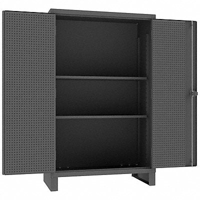 DURHAM MFG HDCP2448782S95 Pegboard Cab 78 x48 x24 Gry 1000lbLoad