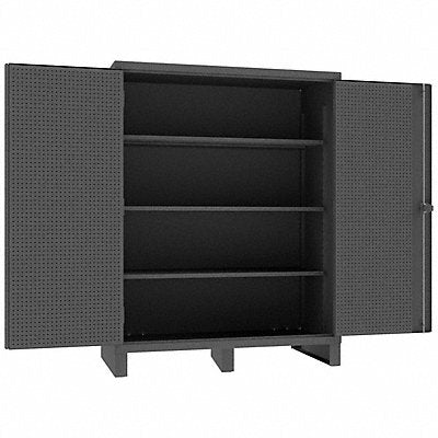DURHAM MFG HDCP3060783S95 Pegboard Cab 78 x60 x30 Gry 1650lbLoad