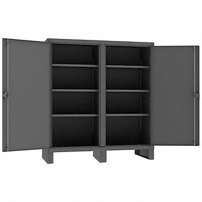 DURHAM MFG HDDS2460666S95 Storage Cabinet 66 x60 x24 Grey 6Shlv