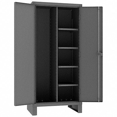 DURHAM MFG HDJC2436784S95 Storage Cabinet 78 x36 x24 Grey 4Shlv