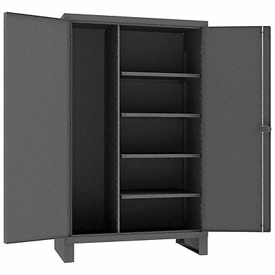 DURHAM MFG HDJC2448784S95 Storage Cabinet 78 x48 x24 Grey 4Shlv