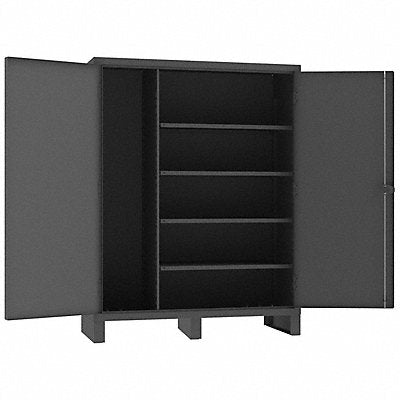 DURHAM MFG HDJC2460784S95 Storage Cabinet 78 x60 x24 Grey 4Shlv