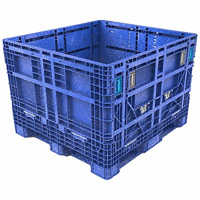 ORBIS 906069 Collapsible Bulk Container Blue Solid 48 in