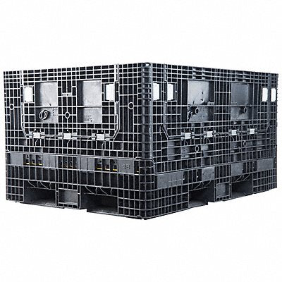 ORBIS HDR654834BLACK Clps Bulk Ctr Black Solid 64 1/2 in