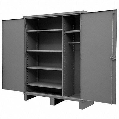 DURHAM MFG HDWC2460785S95 Storage Cabinet 78 x60 x24 Grey 5Shlv