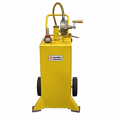 JOHNDOW INDUSTRIES HGC30D Fuel Caddy 30 gal Diesel Yellow Steel
