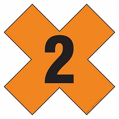 LABELMASTER HMPG123MG DOT Container Placard Magnetic Vinyl
