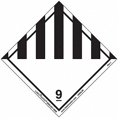 LABELMASTER HMSL90 DOT Container Placard PVC PK500