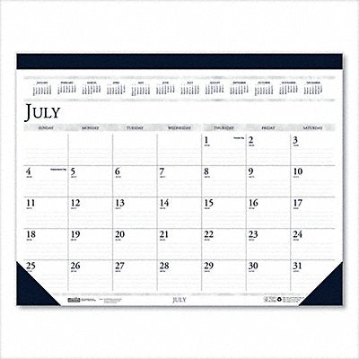 HOUSE OF DOOLITTLE HOD155HD Dated Monthly Desk Calendar 22x17 In