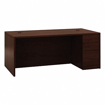 HON H105895RNN Desk 29 1/2 in H 72 in W Mahogany