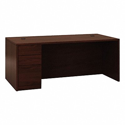 HON H105896LNN Desk 29 1/2 in H 72 in W Mahogany