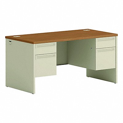 HON H38155CL Desk 29 1/2 in H 60 in W Putty