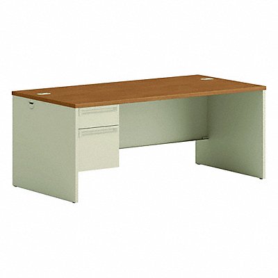 HON H38294LCL Desk 29 1/2 in H 72 in W Putty