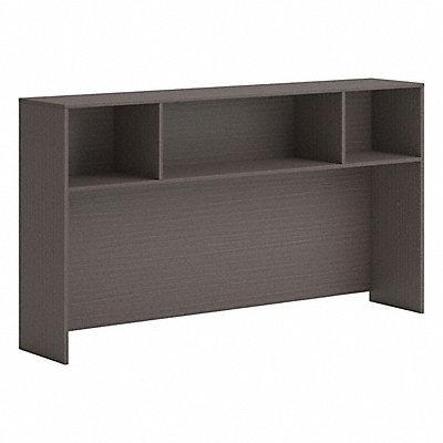 HON HLPLDH72LSL1 Desk Hutch Slate Teak 39 3/4 in H