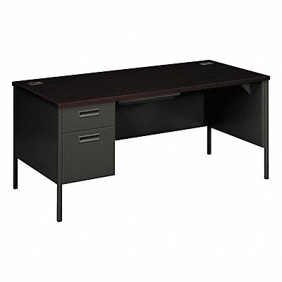 HON HP3266LNS Single Pedestal Desk 29 1/2 in H 66 in W