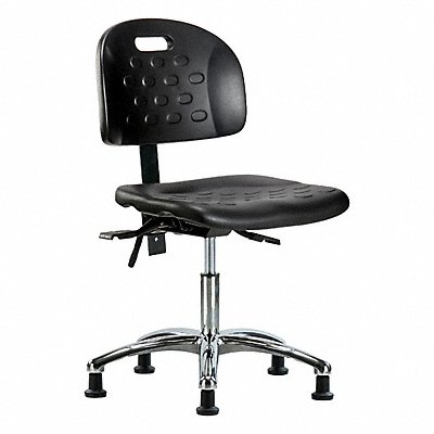 GRAINGER BRHPDHCHCRT1A0RGBLK Poly Chair Chrome Low Tilt Stat Blk