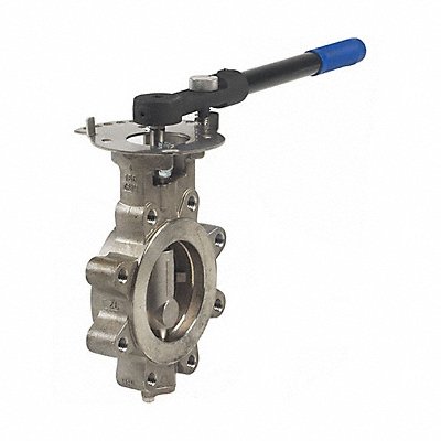 MILWAUKEE VALVE HP1LCS42124 Butterfly Valve Lug 4 In RPTFE Liner