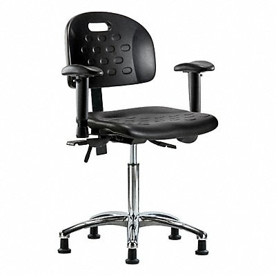 GRAINGER BRHPMBCHCRT1A1NFRGBLK Poly Chr Chrome Med Tilt AA Stat Blk