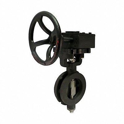 MILWAUKEE VALVE HP1WCS42138 Butterfly Valve Wafer 8 in Carbon Steel